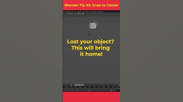 Blender Tip #3 – Snap to Center
