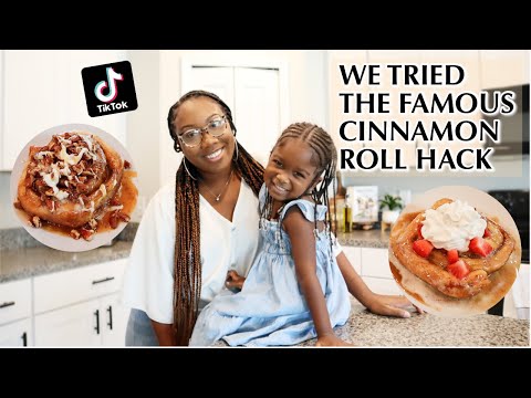 VIRAL TIKTOK CINNAMON ROLL HACK | TikTok Recipe
