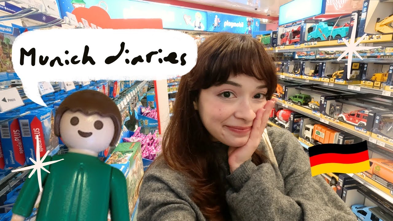 fui em uma mega loja de brinquedos na Alemanha & passeando no centro