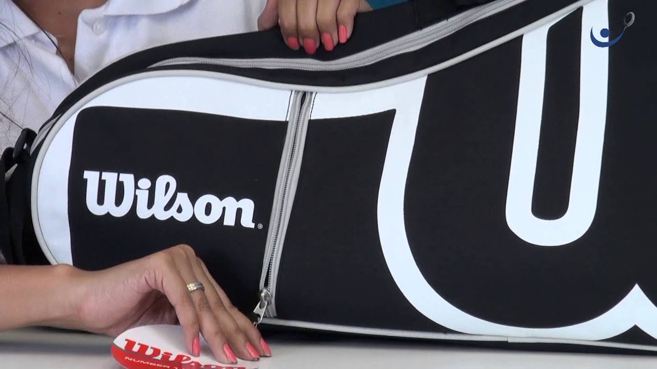 Raqueteira Wilson Advantage X3 Preta e Cinza YouTube