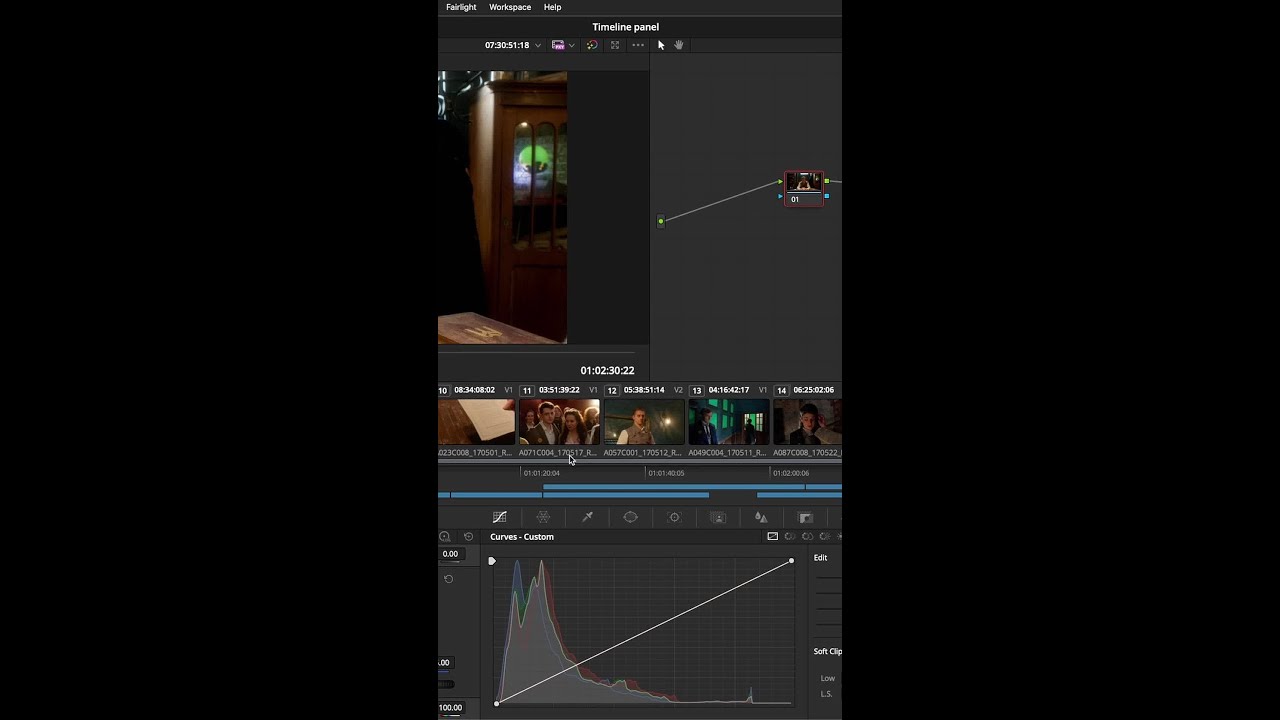Урок Timeline panel в курсе Color