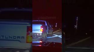 Cops Flip Stolen Truck #police