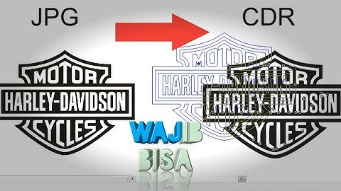 cara merubah bentuk file jpg ke cdr atau vektor di coreldraw