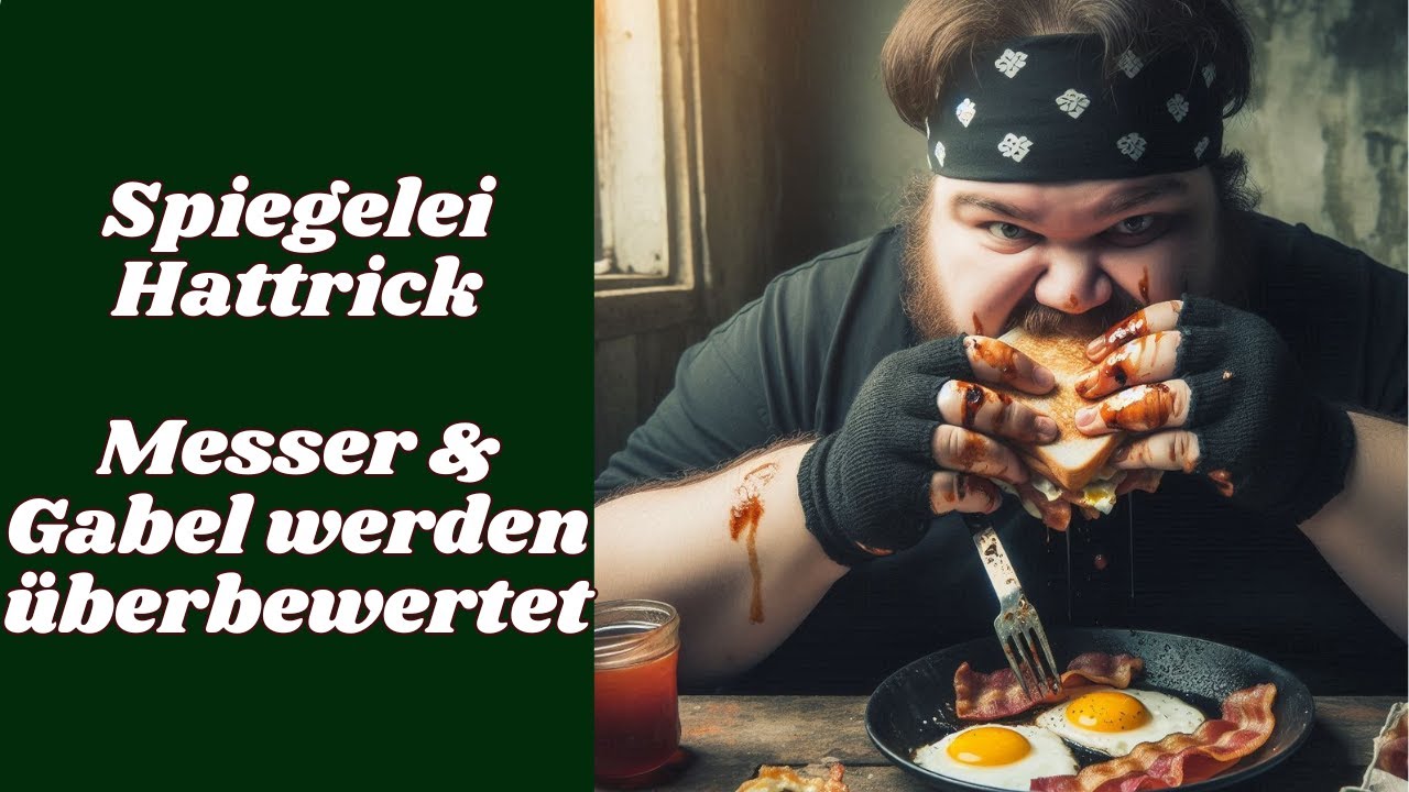 Spiegelei Hattrick: Messer & Gabel werden überbewertet feat. @bewahrungsversager1288