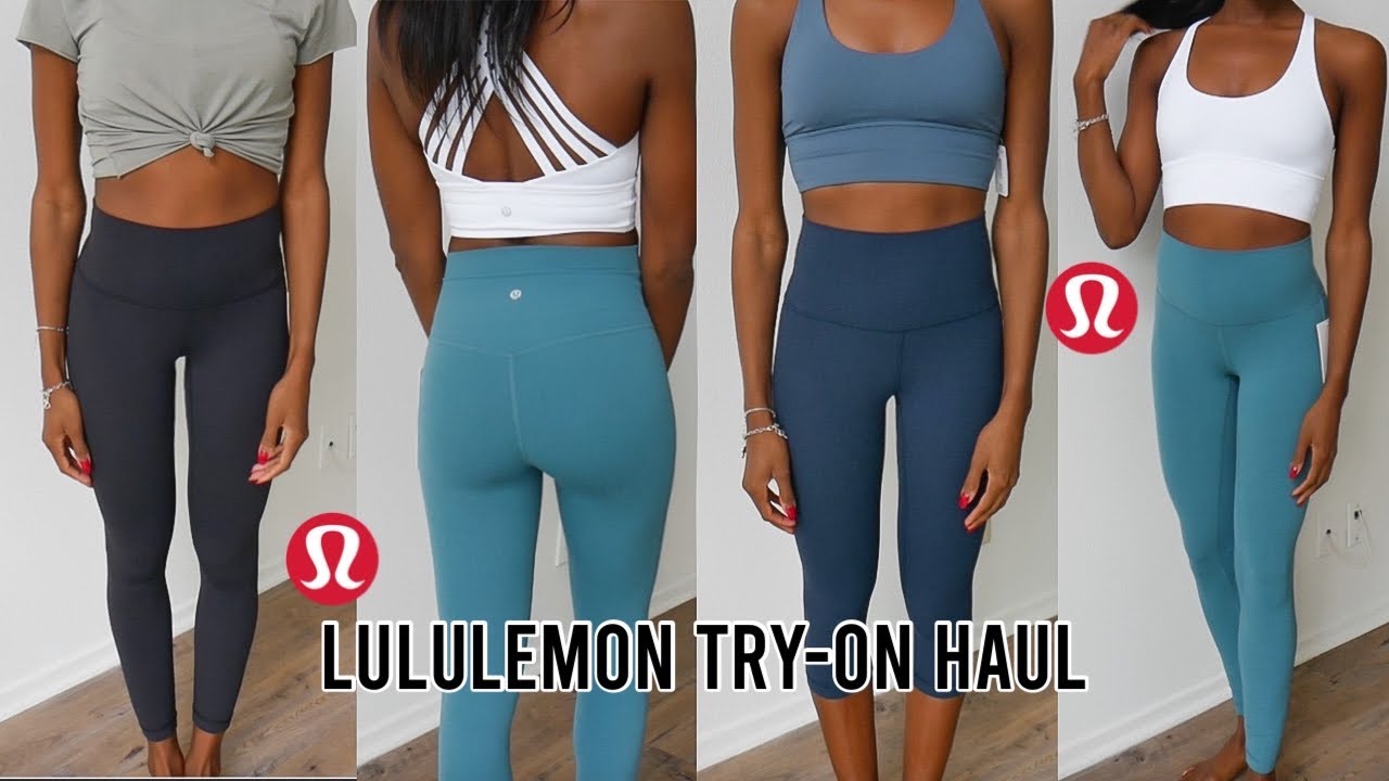 TRY-ON Haul: the viral lululmeon flared leggings!! #shorts #lululemon  #lululemonhaul 