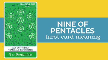 The Nine of Pentacles Tarot Card