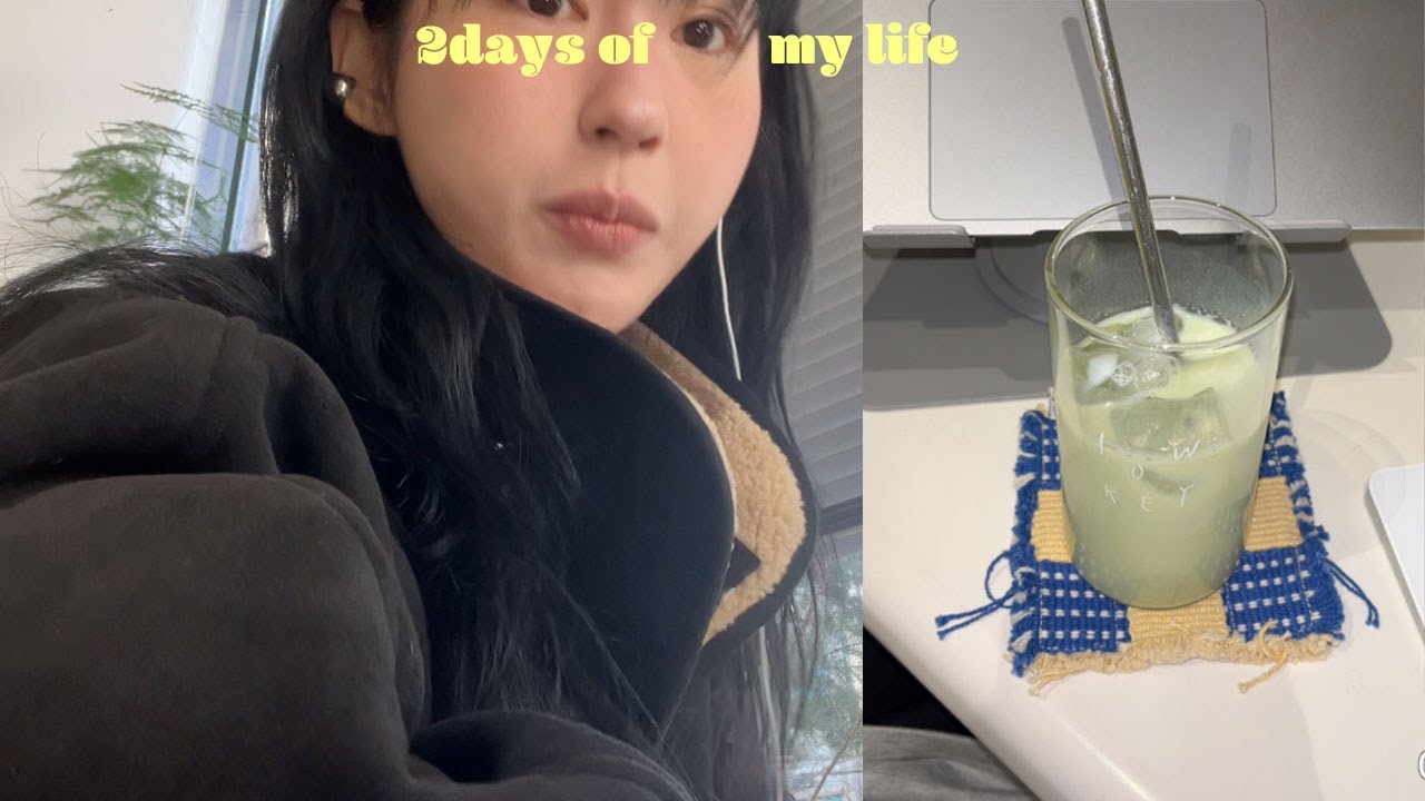 구독자 이벤트♥️ | 코끝시린 겨울 일상 말차라떼 사랑해🍵