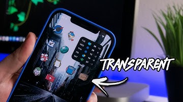 How To Make Icons With Transparent Backgrounds iOS 15 iPhone