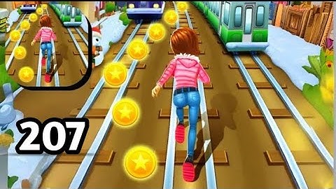 Subway Princess Runner-Gameplay Walkthrough Tutorial Levels Mobile Game Part 207.