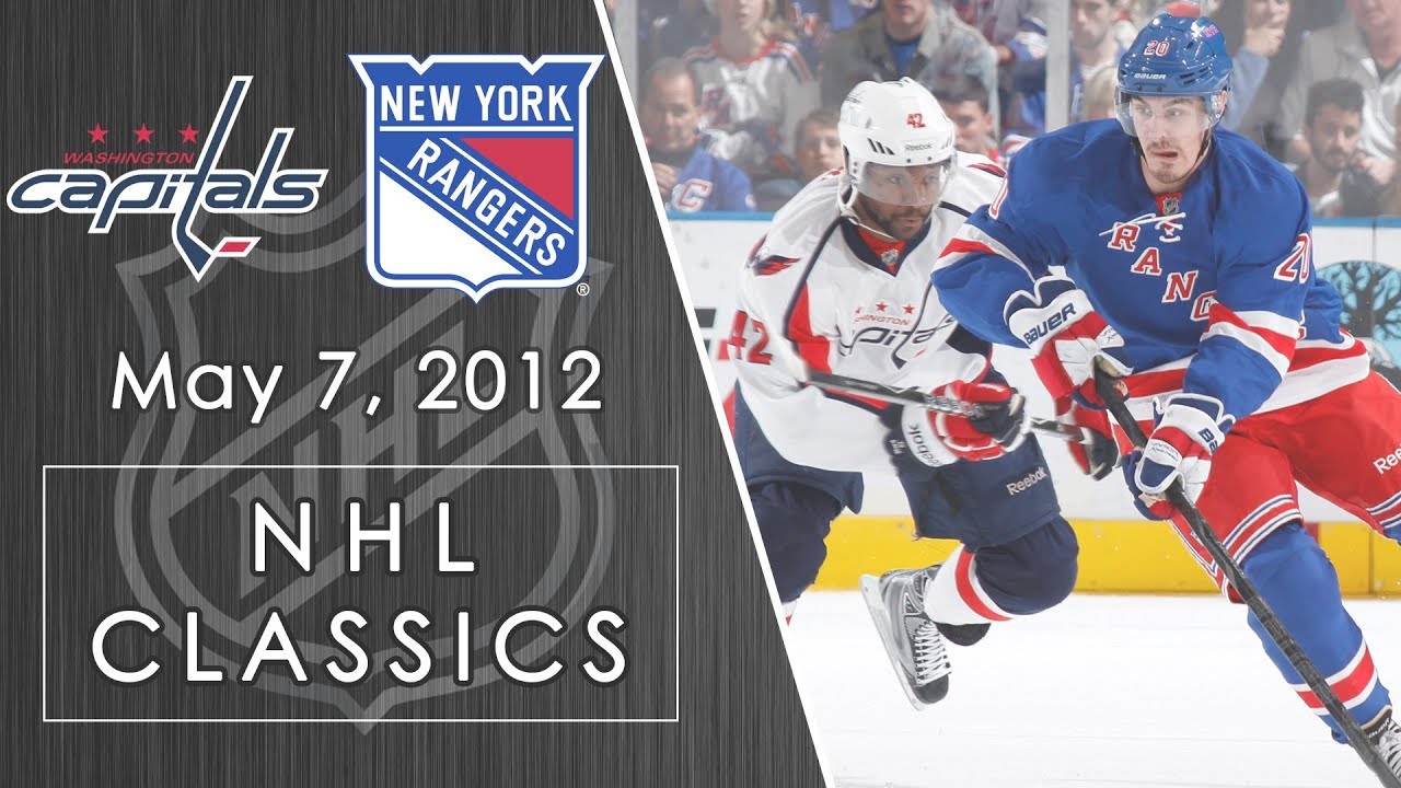 Washington Capitals V New York Rangers Poster