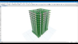 عمل موديل ETABS لبرج سكني مكون من 16 دور + ادخال احمال الرياح والزلازل (PART1)   ETABS V20