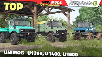 FS25 | Unimog U1200, U1400, U1600 - Farming Simulator 25 Mods Review QHD