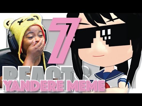 yandere-meme-compilation-|-part-7-|-try-not-to-laugh-|-aychristene-reacts