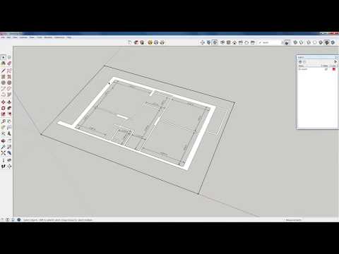 Создаем 3D модель квартиры по чертежу