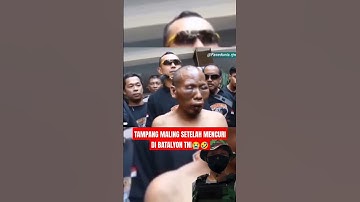 AKIBAT MENCURI DI MARKAS TNI 😭🤣 #kopassus #tniindonesia #shortvideo #tniad #tni #intel #sedih #army