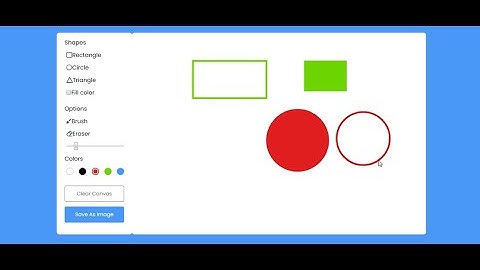 Create a Drawing project or Paint App | html CSS & JavaScript