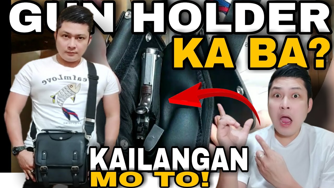 GUNS HOLDER KA BA? KAILANGAN MO TO! JACKETERO EXECUTIVE LEATHER BAG