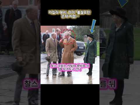 카밀라 왕비, 마치 ‘불필요한 존재’처럼… #영국왕실 #다이애나비 #royalfamily #shorts