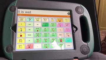 Watering Plants Modeling AAC Touch Chat