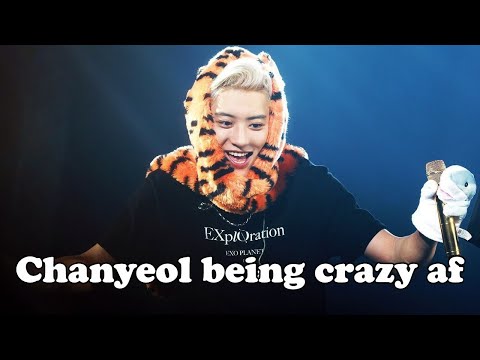 EXO Chanyeol being crazy af