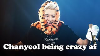 EXO Chanyeol being crazy af