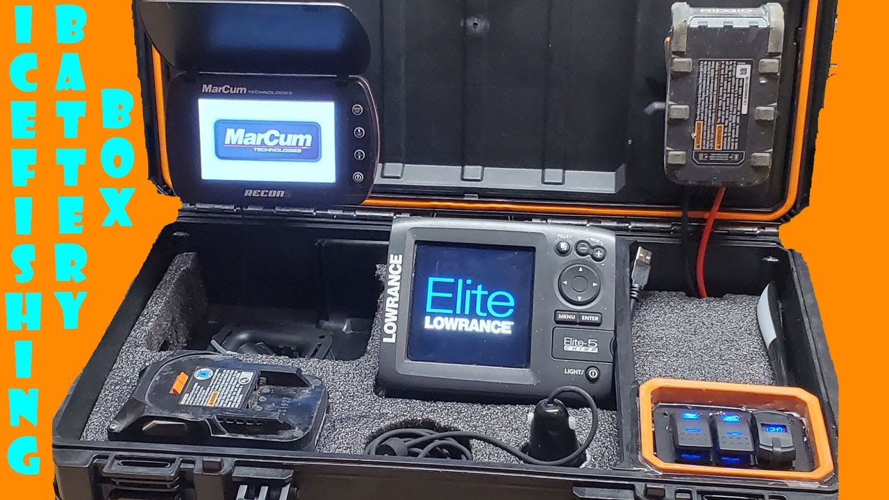 Ridgid Battery box Ice fishing edition YouTube