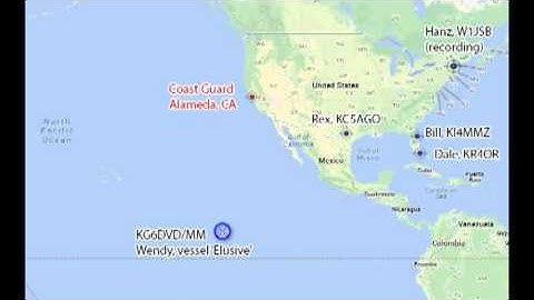 Maritime Emergency HAM radio recording