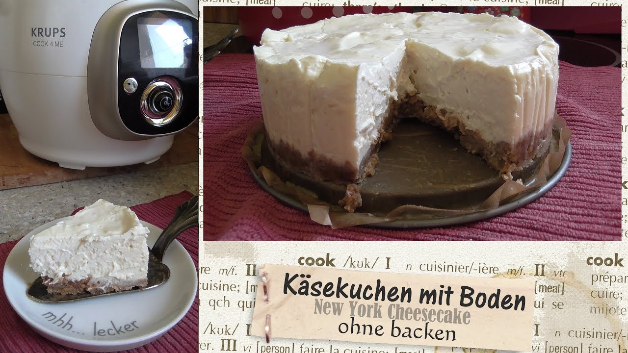 KRUPS Cook4Me New York Cheesecake Cake * Käsekuchen mit Boden und Topping * Tefal cookeo-FB