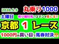 【ひとり丸乗り1000】 2026.5.9 京都1R 3歳未勝利 希少種牡馬にロマンを感じろ🔥 【1000円の買い目で馬券対決😤 #246 】