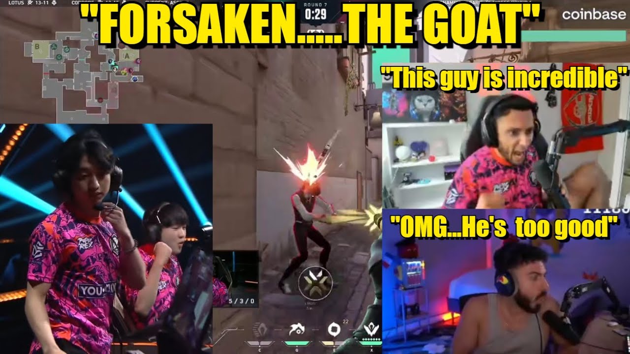 FNS и Тарик реагируют на БЕЗУМНЫЕ МОМЕНТЫ PRX Forsaken из PRX против G2 | VCT CHAMPS 2025 |