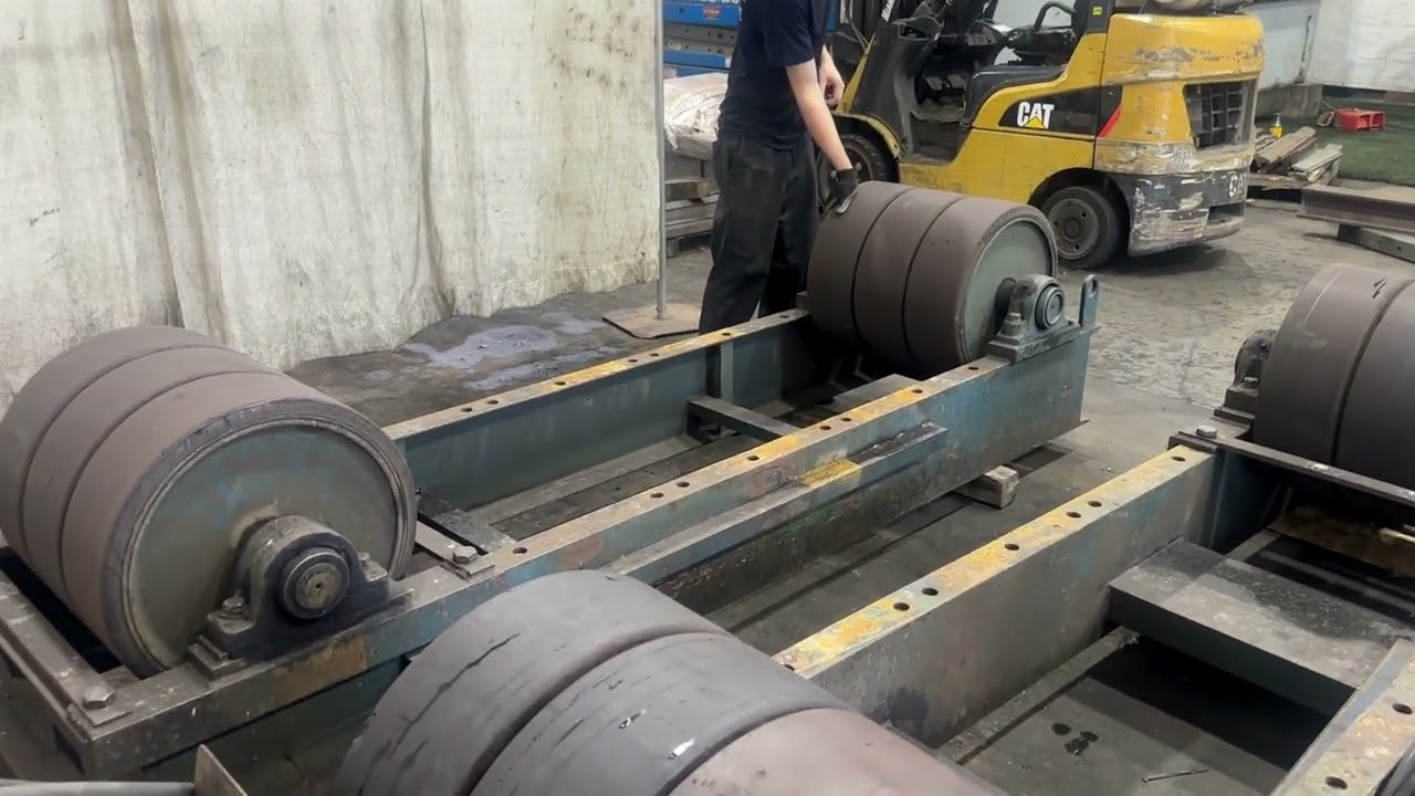 90 TON RANSOME MODEL DPRR TANK TURNING ROLLS: STOCK 