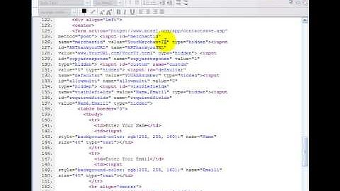 Editing Your Squeeze Page Template