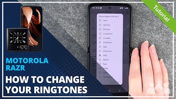 Motorola Razr  - How to Change the Ringtone • 📱 • 🔔 • 🎶 • Tutorial