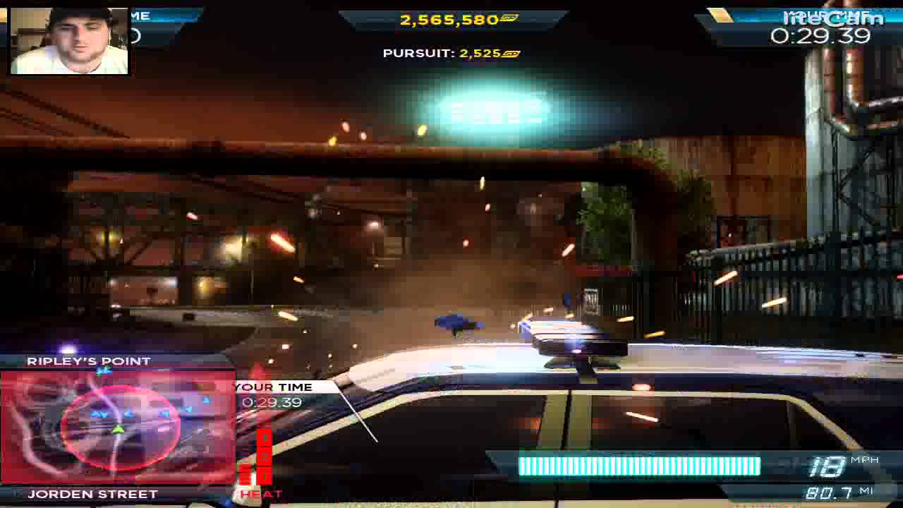 Need For Speed Most Wanted- HUG THE WALL!!!