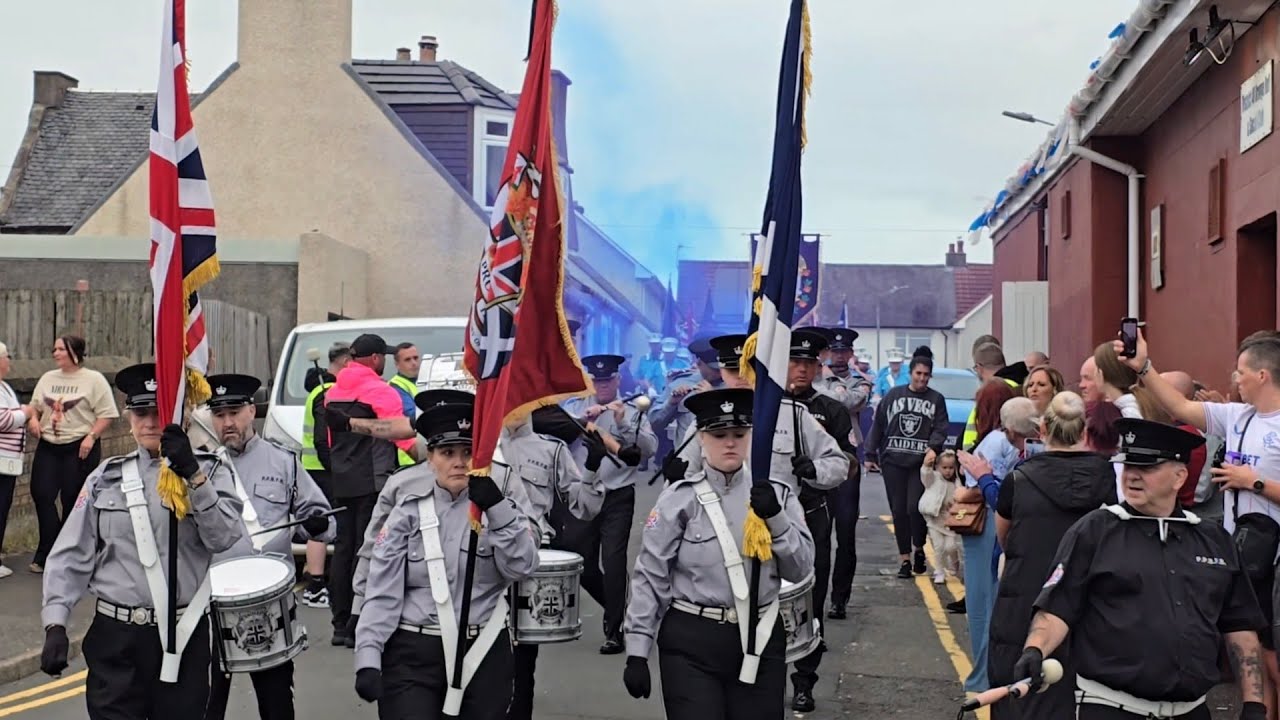 Paisley Protestant Boys Flute Band @ Abbey Star Flute Band Anniversary parade 17thAugust 2024