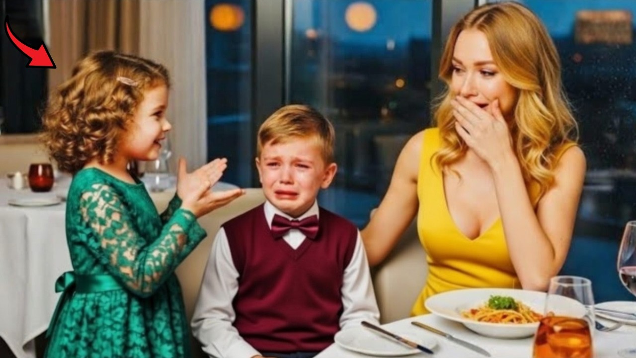 Сын генерального директора-миллионера плакал за ужином, пока маленькая девочка не прошептала: