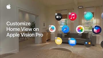 How to customize Home View on Apple Vision Pro | Apple Support
