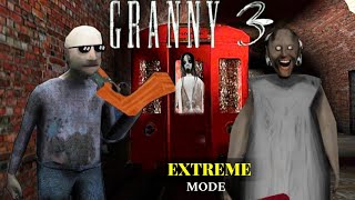 Granny 3 TRAIN Escape In EXTREME MODE Full Gameplay | Horror And Funny Game | Lovely Boss screenshot 4