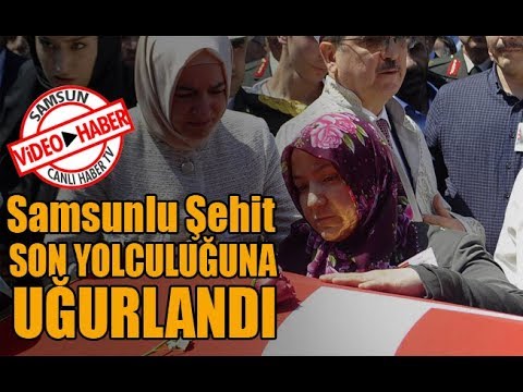 Samsunlu Şehit Son Yolculuğuna Uğurlandı