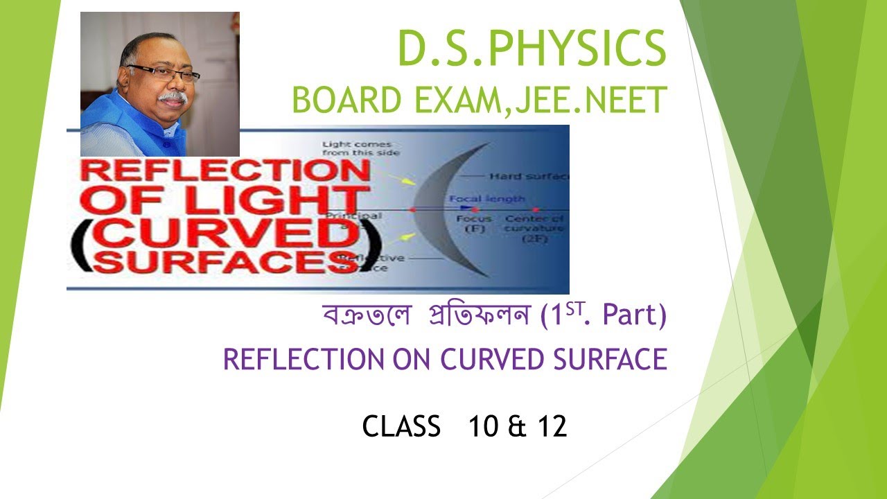 CLX &XII REFLECTION ON CURVED SURFACEIN BENGALI/D.S.PHYSICS/D.K