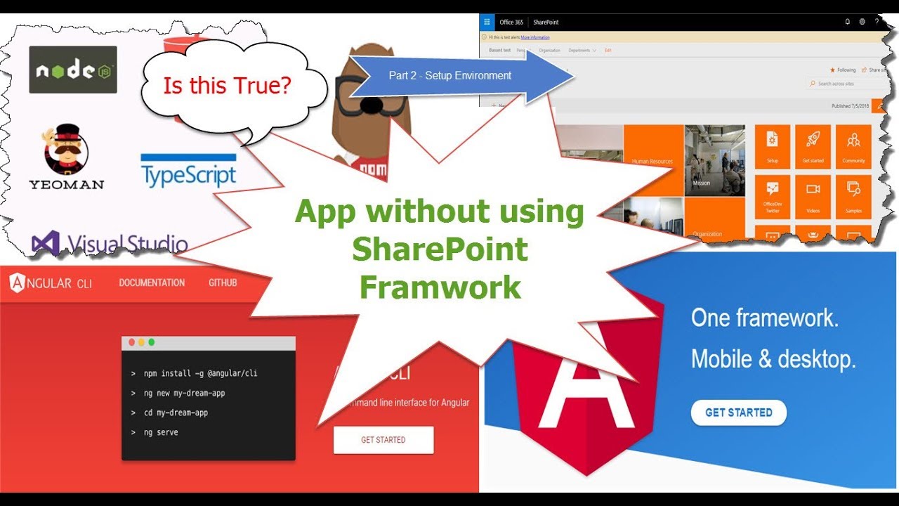 (2/7) Office 365: Single Page App Using Angular 6.0 & PNP Js - YouTube