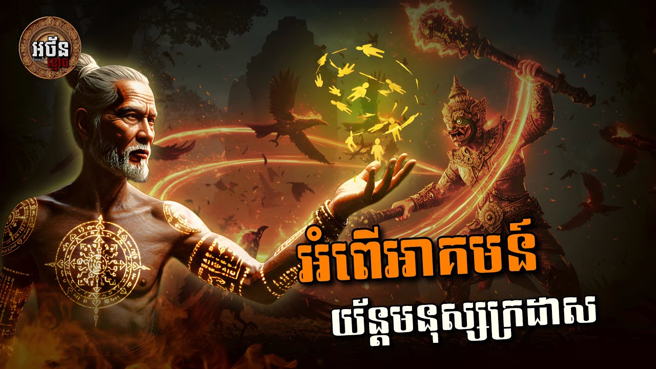 អំពើអាគមន៍យ័ន្តមនុស្សក្រដាស (អ៊ុំយ៉ង និង នាយកែម) ភាគ១២ | អន័ននិទាន-Athan Nitean