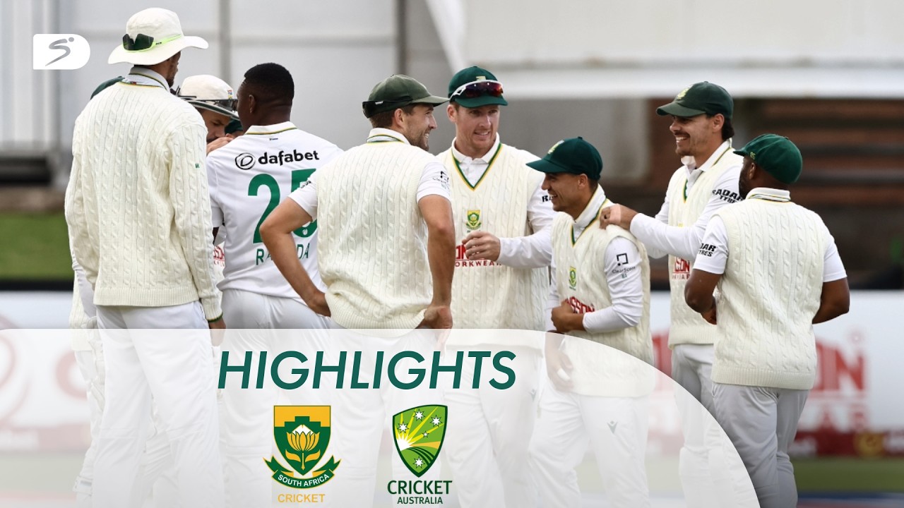 South Africa v Australia | Short Highlights | 2nd Test, Day 5