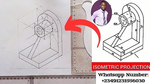 How to Reproduce Isometric Projection with Curves | Technical Drawing Tutorial