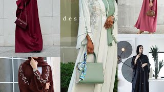 Imported Abaya Dubai Original Luxurious Soft satin Crimson Coat Abaya / Classical Cut Design #cut screenshot 5