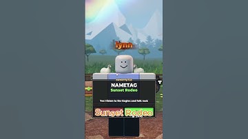 NAMETAG #2 - Sunset Rodeo Tag #lynn #evade #roblox #nametag