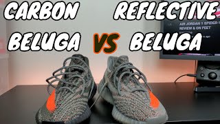 YEEZY 350 V2 CARBON BELUGA  VS REFLECTIVE BELUGA COMPARISON