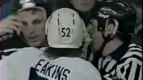 Gino Odjick vs Dallas Eakins
