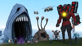 WHAT IF SEA MONSTERS ATTACKED THE SKIBIDI TOILET UNIVERSE? — Garry’s Mod screenshot 2