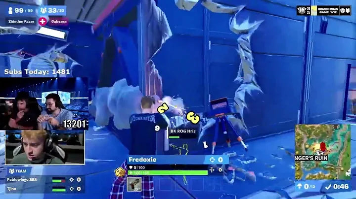 Fredoxie, Tjino, PabloWingu VS TaySon, Chicho, Hris in FNCS Globals